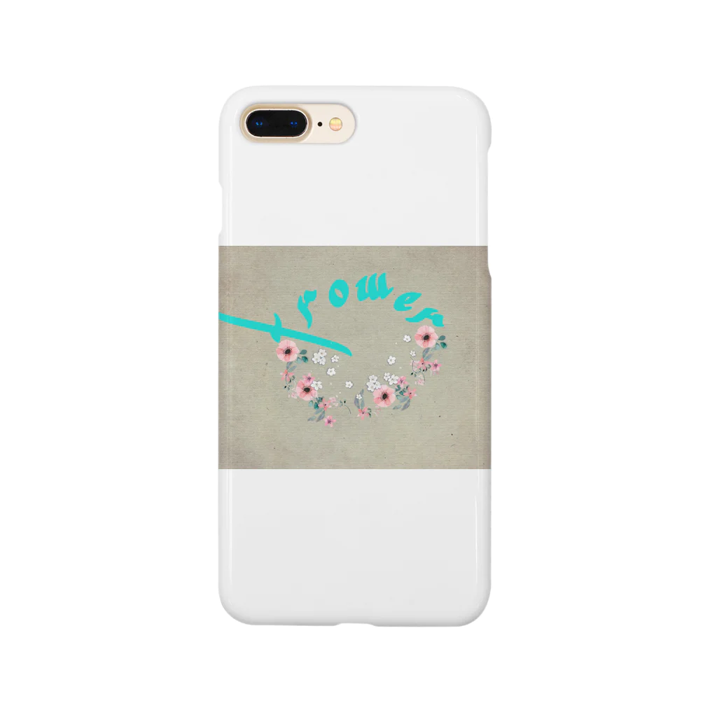 cocoyumi8のフラワーリース🌸 Smartphone Case