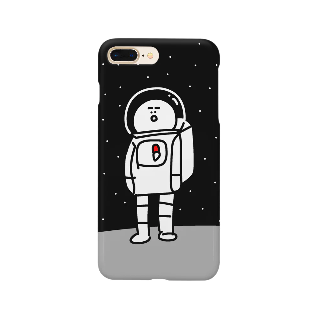 しもんずげーとの宇宙服を着た宇宙人 スマホケース