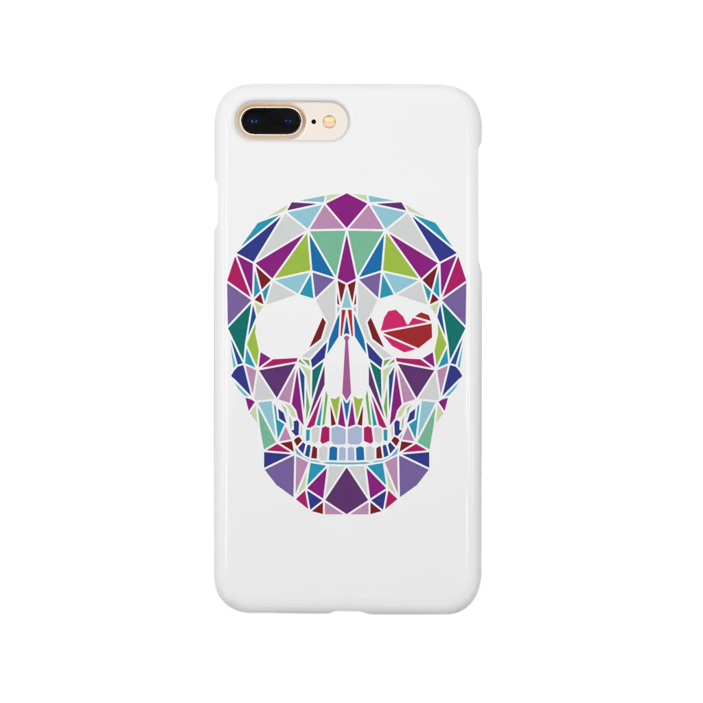 GARAKUTA OKIBAのSTAINED SKULL スマホケース