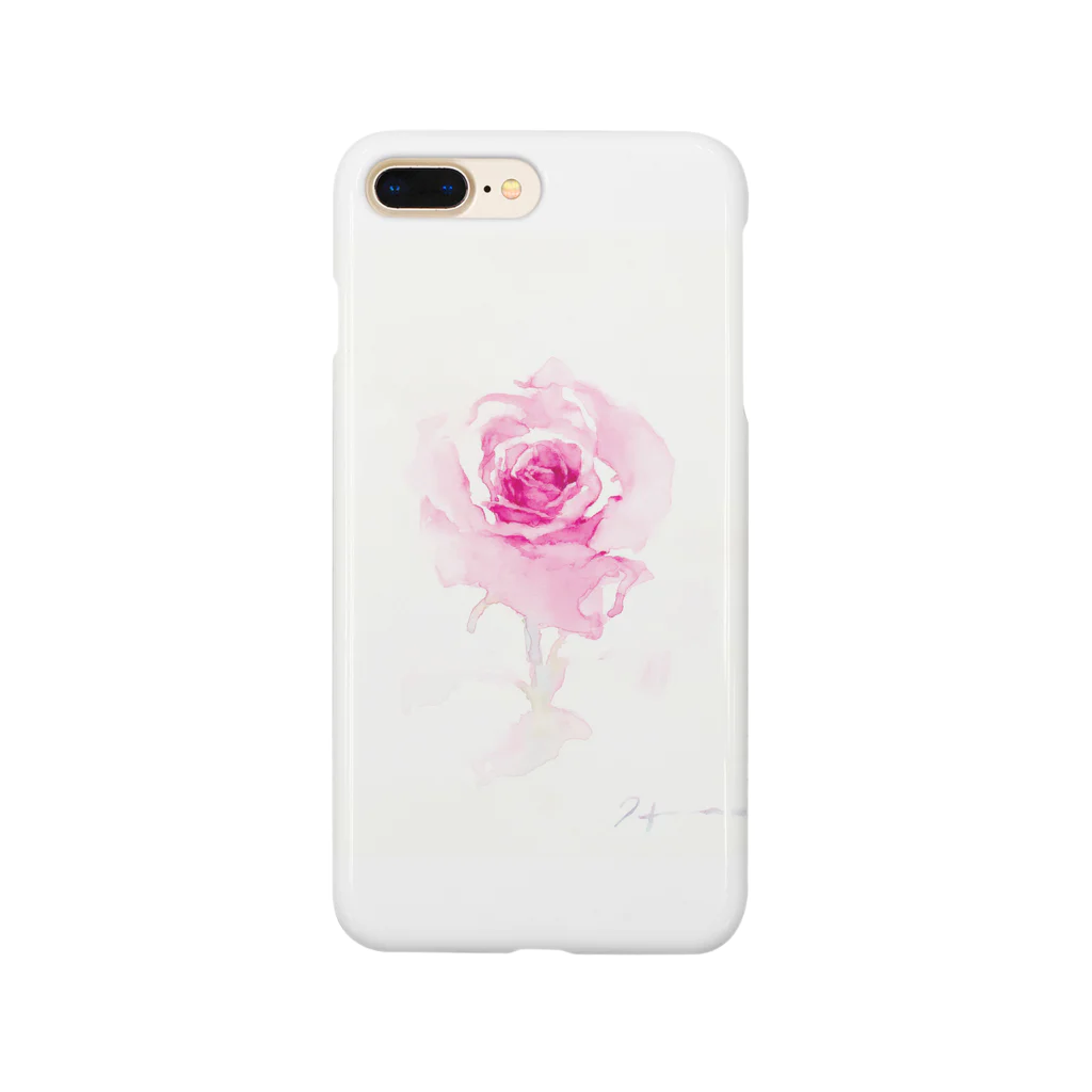 H-Hatの小さな水彩画　日常に花を添えて Smartphone Case