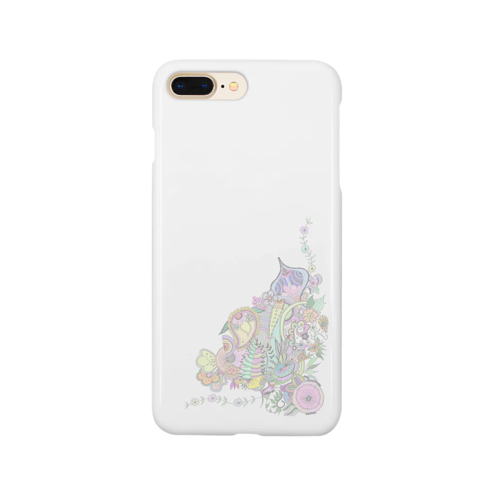 べるのFLOWER #3 Pastel Smartphone Case