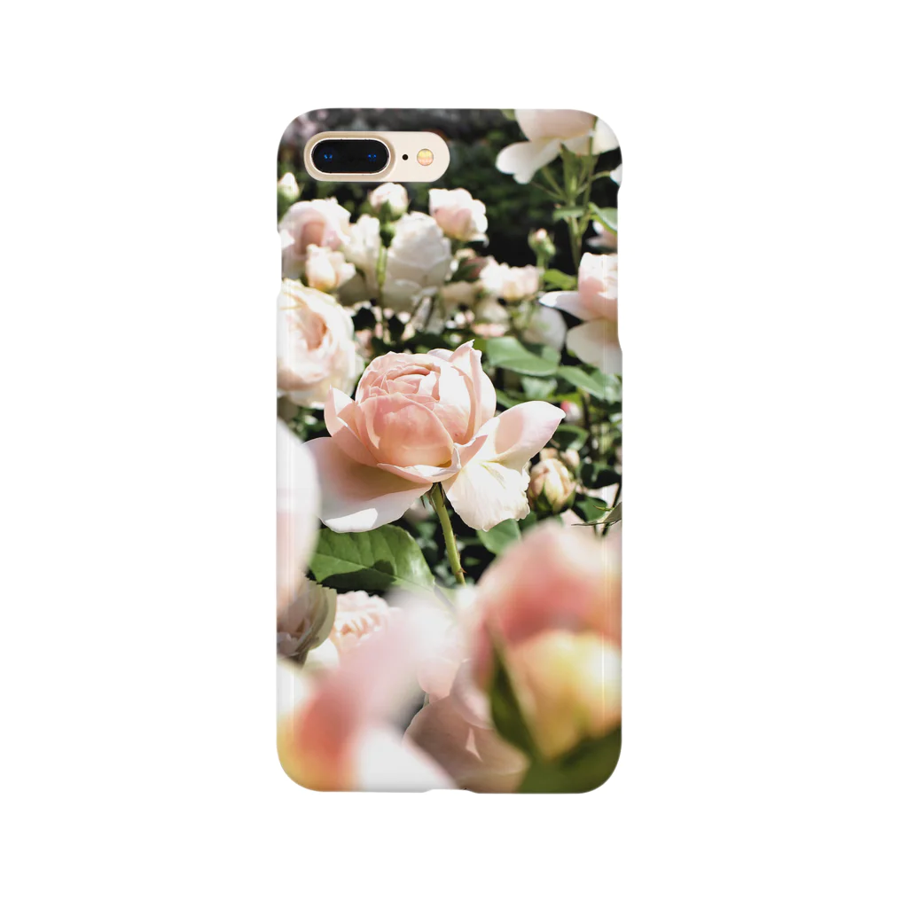 しゃしんのヴィンテージピンクの薔薇 Smartphone Case