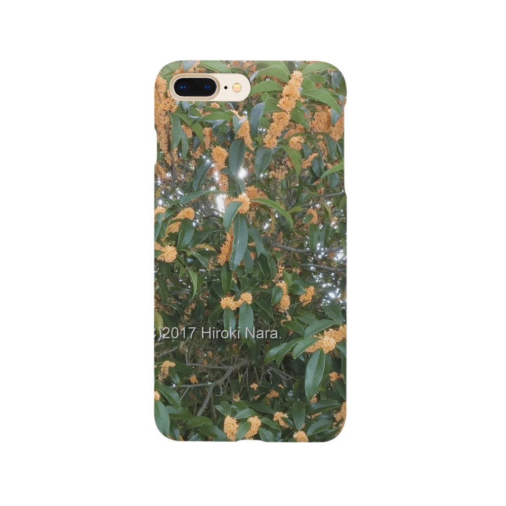 hiroki-naraの光景　sight740　キンモクセイ　金木犀　花 FLOWERS　壁紙 Smartphone Case