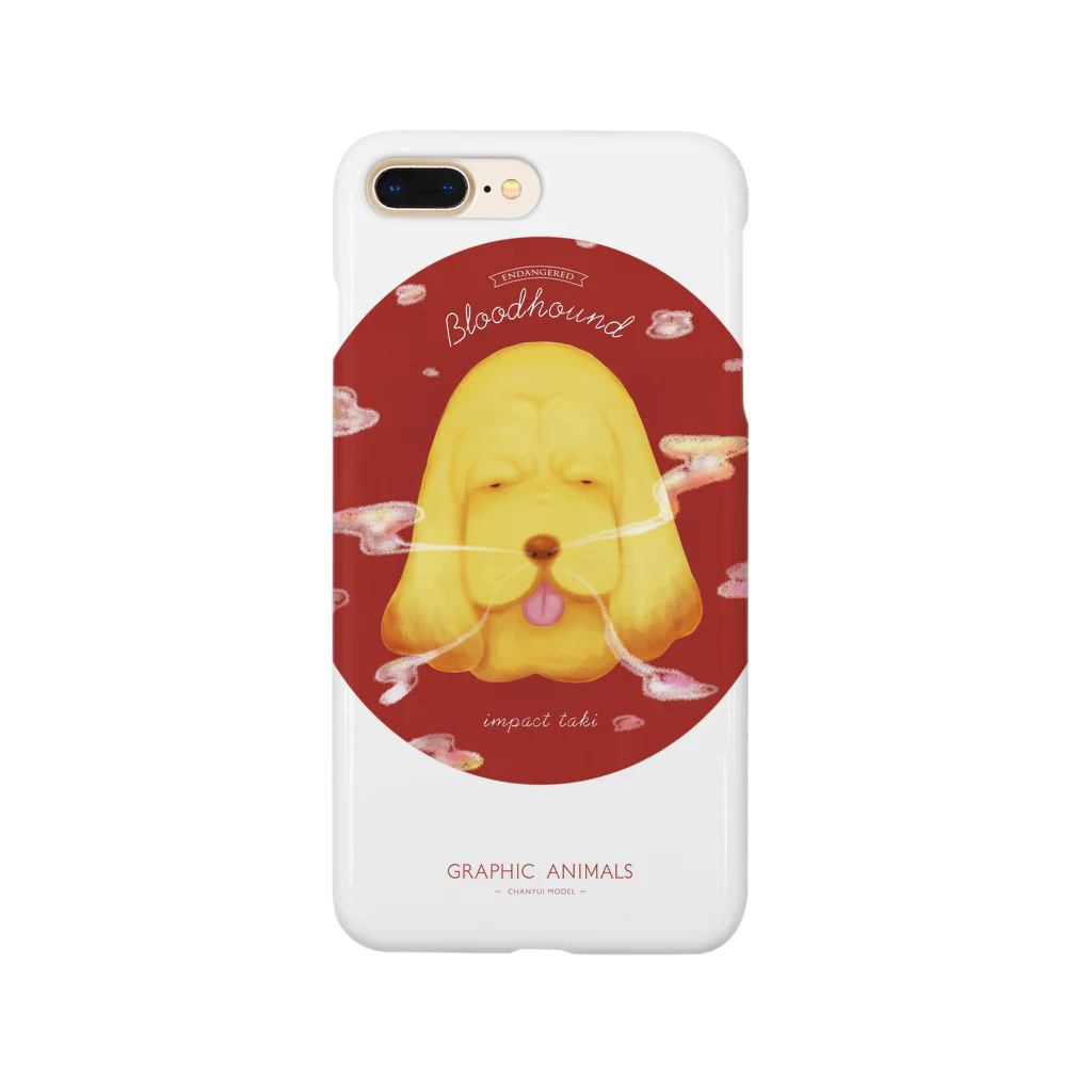 グラフィックアニマルズのchanyui model Smartphone Case