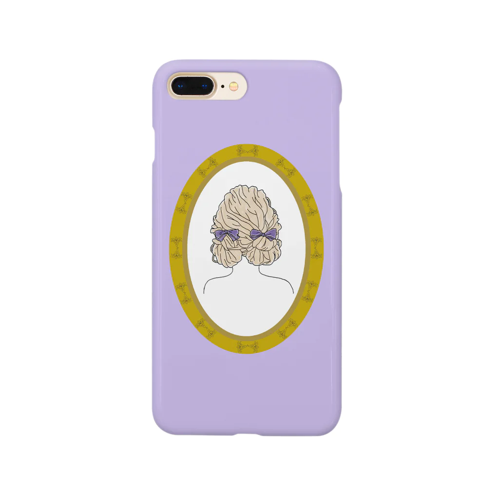 yurie rosa（ユリーローザ）の= k a m i G a t a = (purple) Smartphone Case