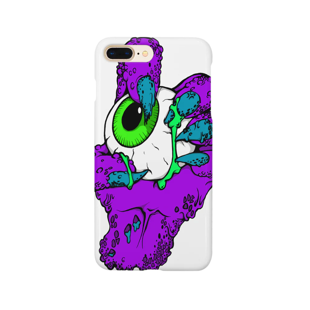 TKGのMonsterhand　purple スマホケース