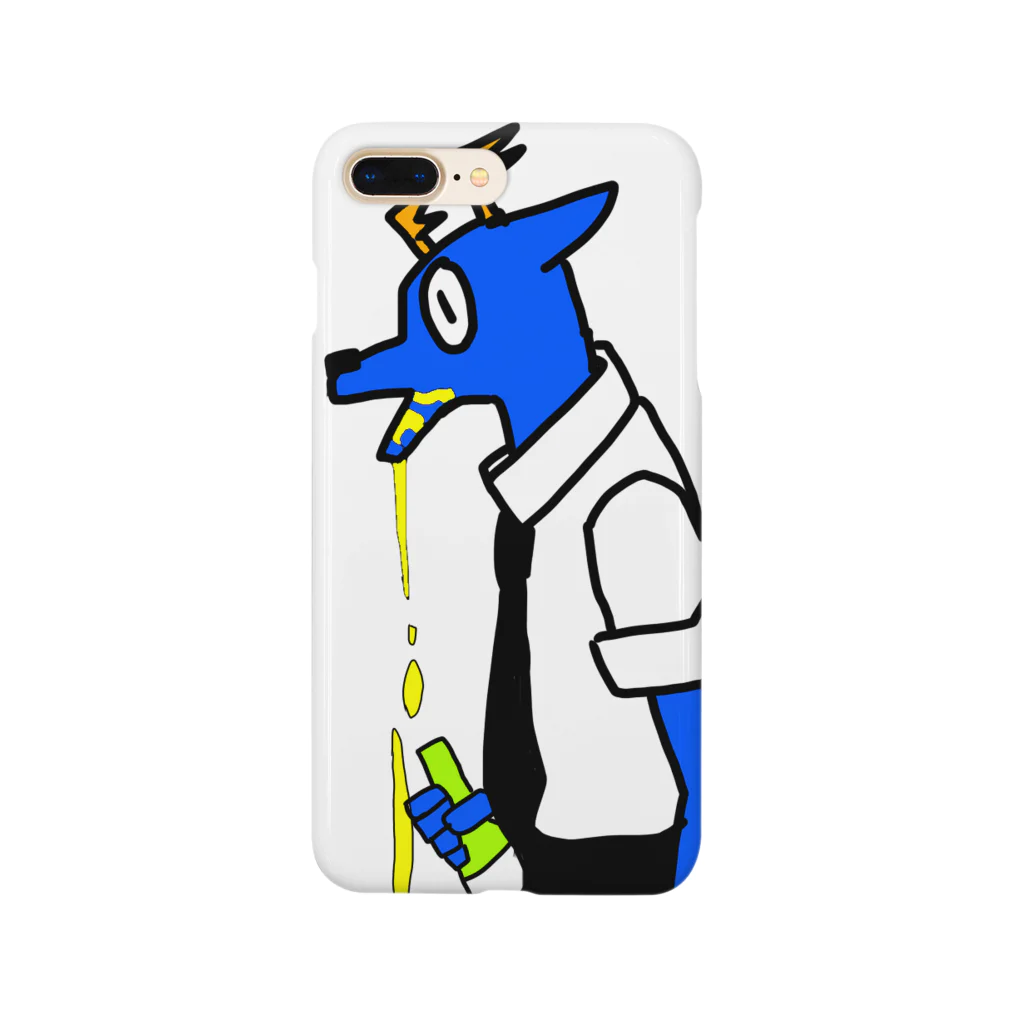 sasizumesabakannのマーライオン会社員 Smartphone Case