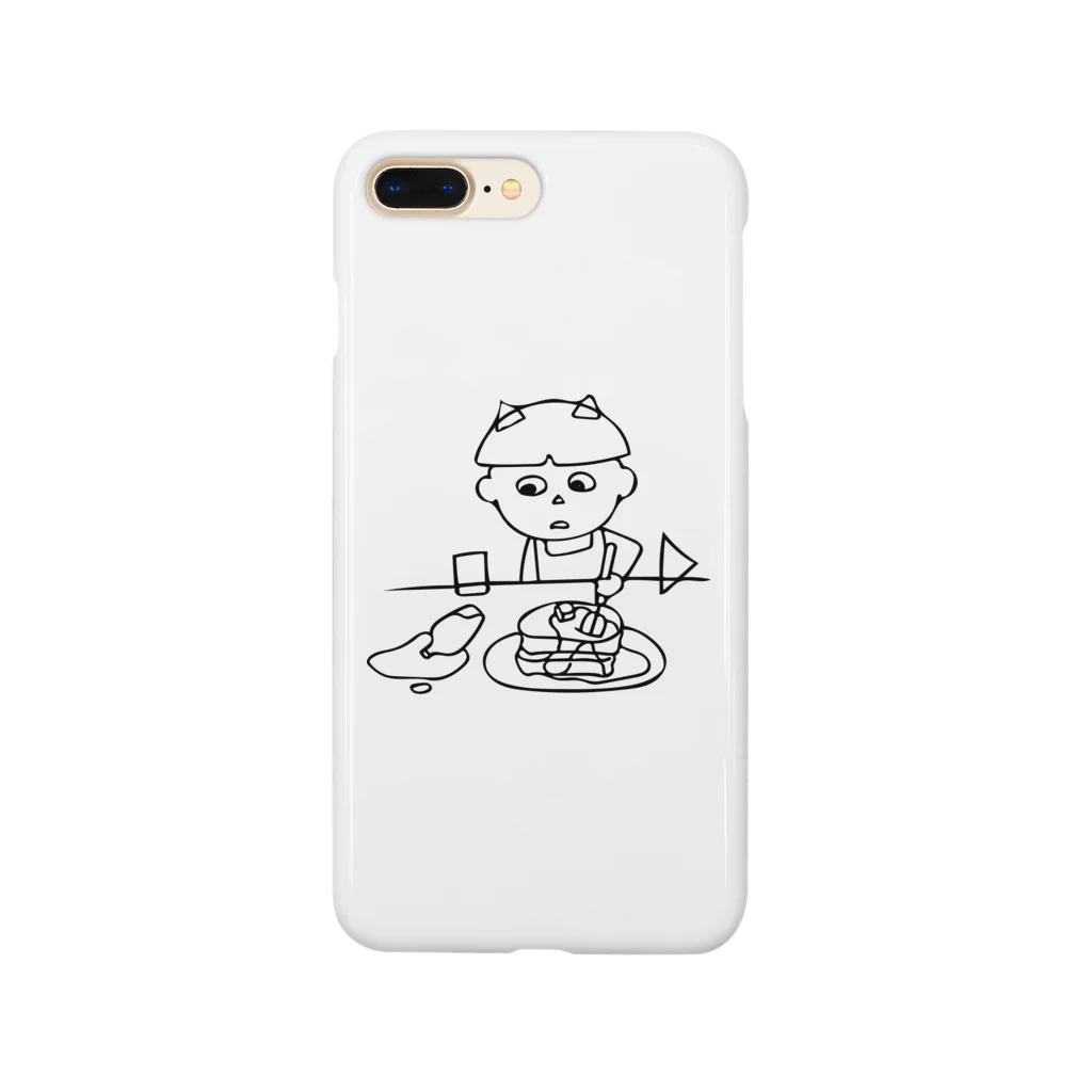 焼きおにぎりのはちみつ派こぼした君 Smartphone Case