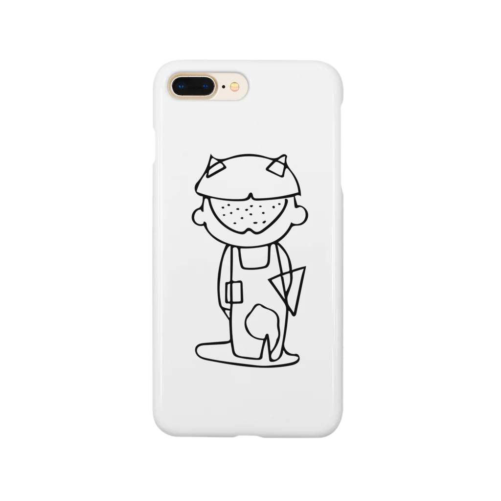 焼きおにぎりのこぼした君 Smartphone Case