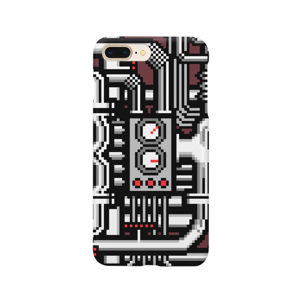 BAD FACTORYのＢＦ配管　シルバー Smartphone Case