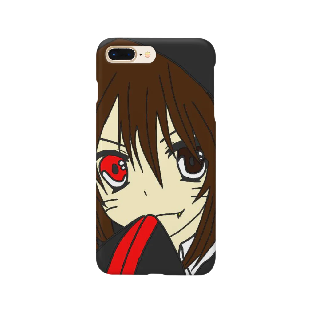 Akaneko238の【nana民】茜子缶バッジ Smartphone Case