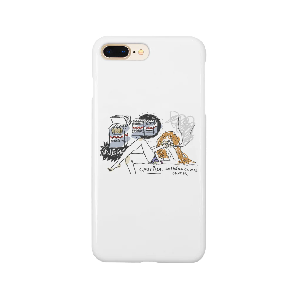 fudgeillustrationのCAUTION! Smartphone Case