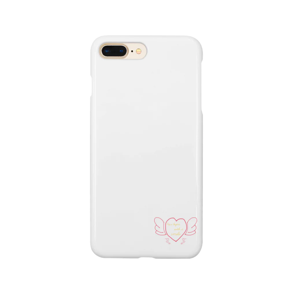 SUNNY DAYのハートの羽 Smartphone Case