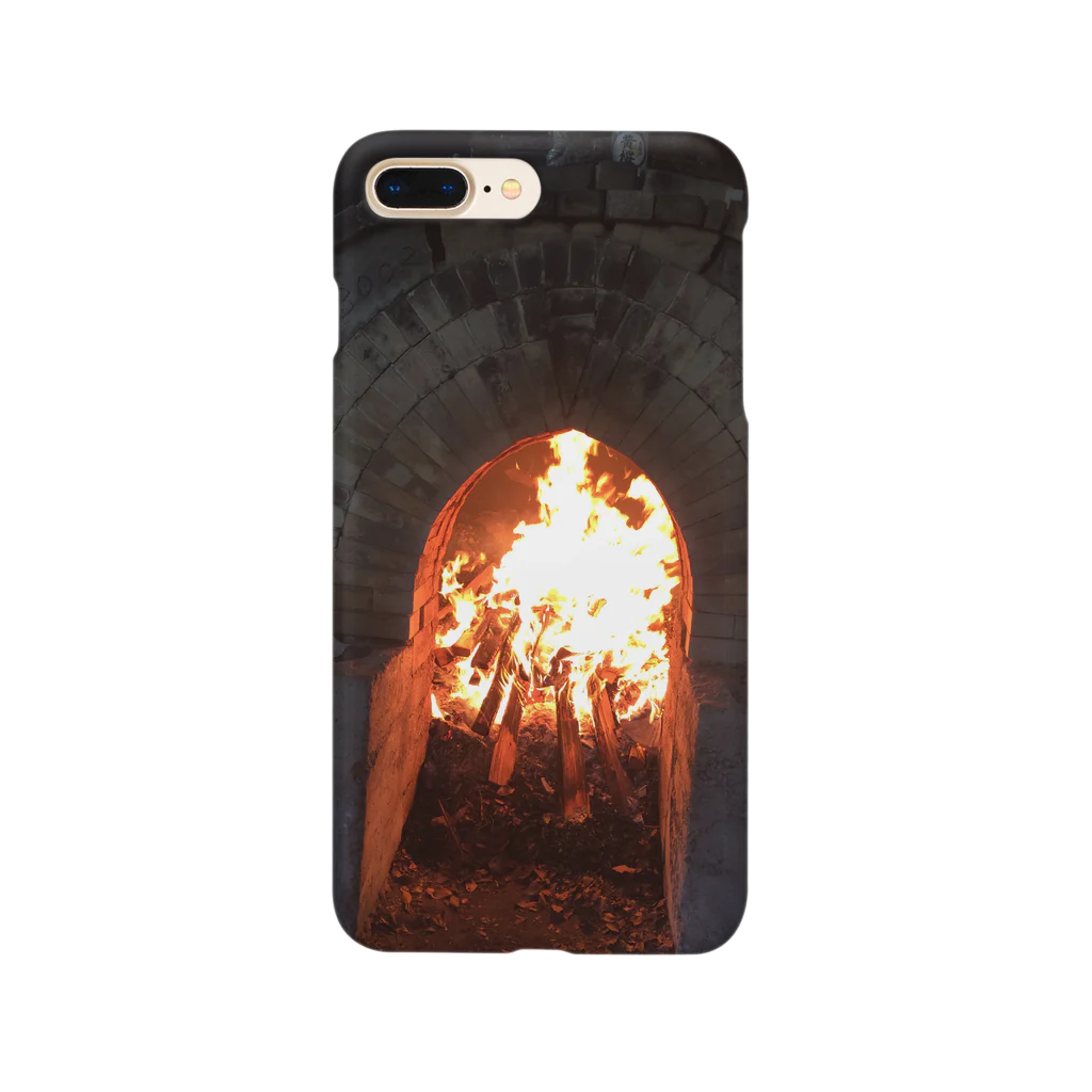 なつの薪窯の火 Smartphone Case