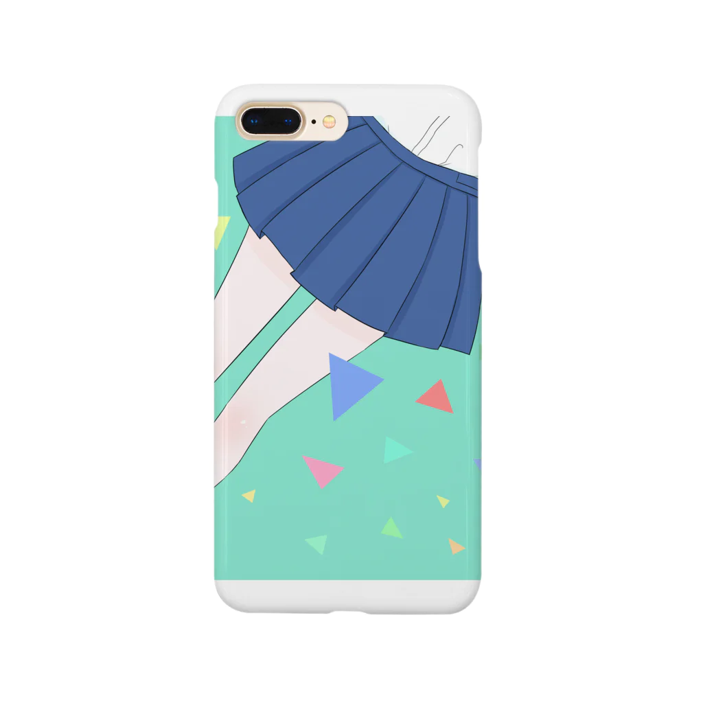 Pioのスカート（エメラルド） Smartphone Case