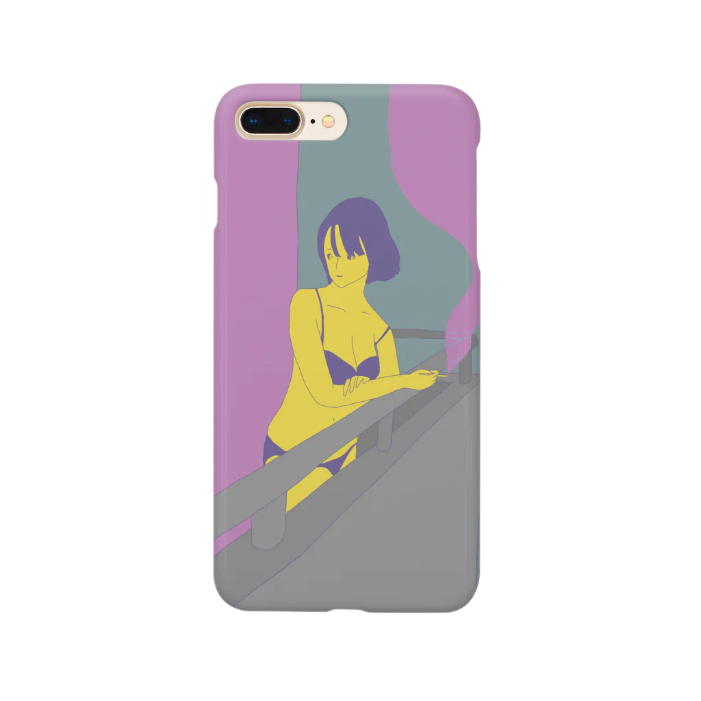 デミの酷暑なベランダ Smartphone Case