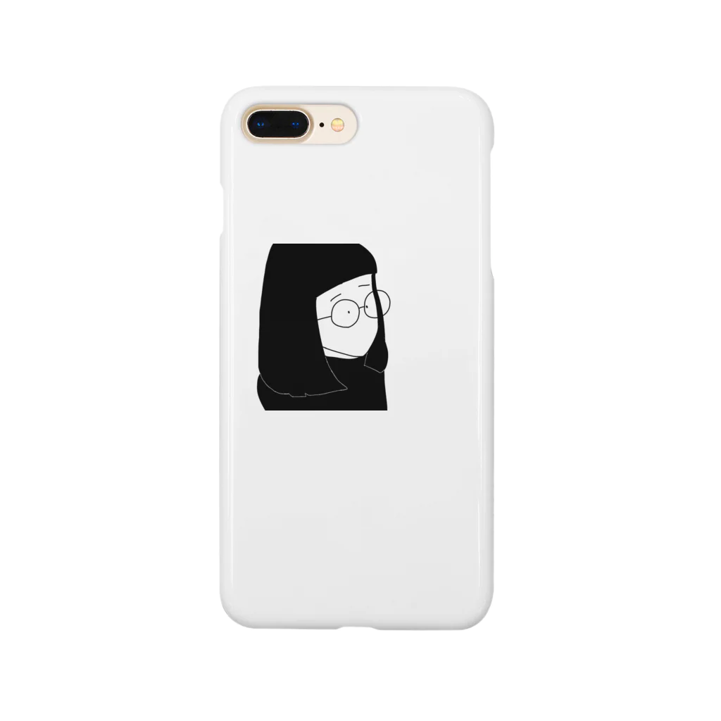 Lee.storeのオン眉 女の子 眼鏡 Smartphone Case