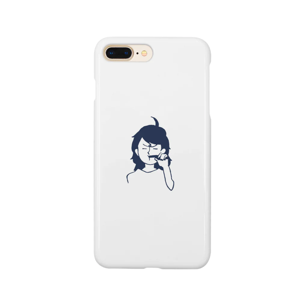 川獺研究所 kawauso_LABのLack of sleep. Smartphone Case