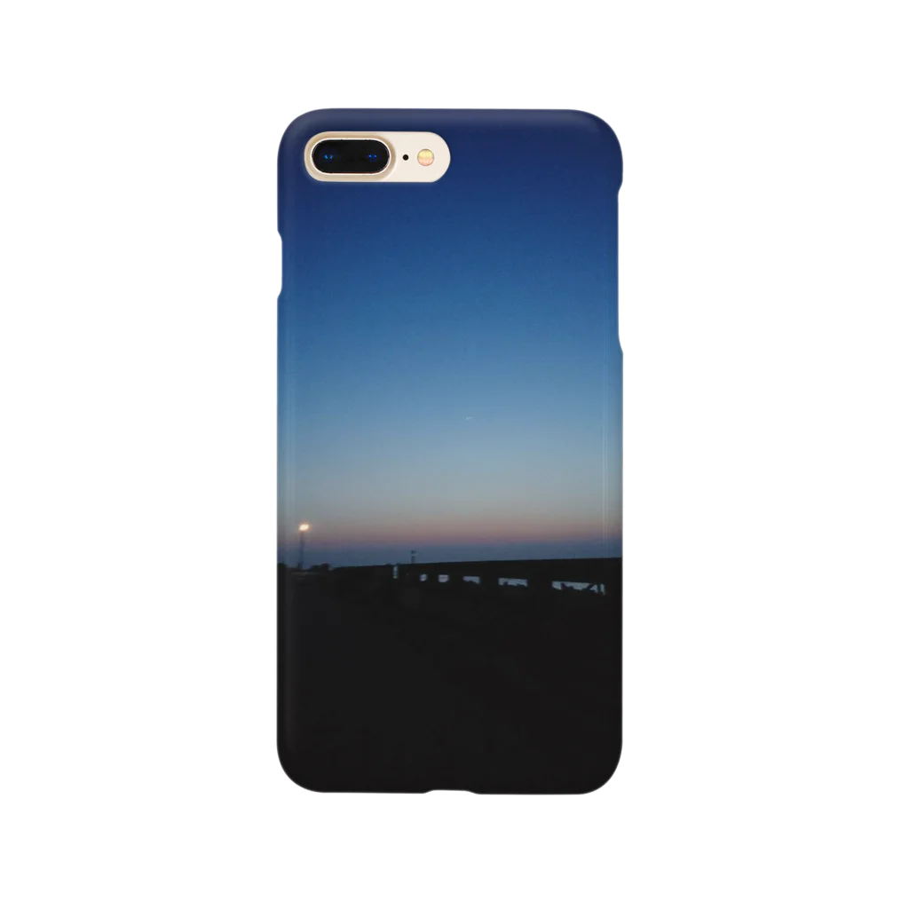 すりっぱ(仮)の朝方の海と灯台 Smartphone Case