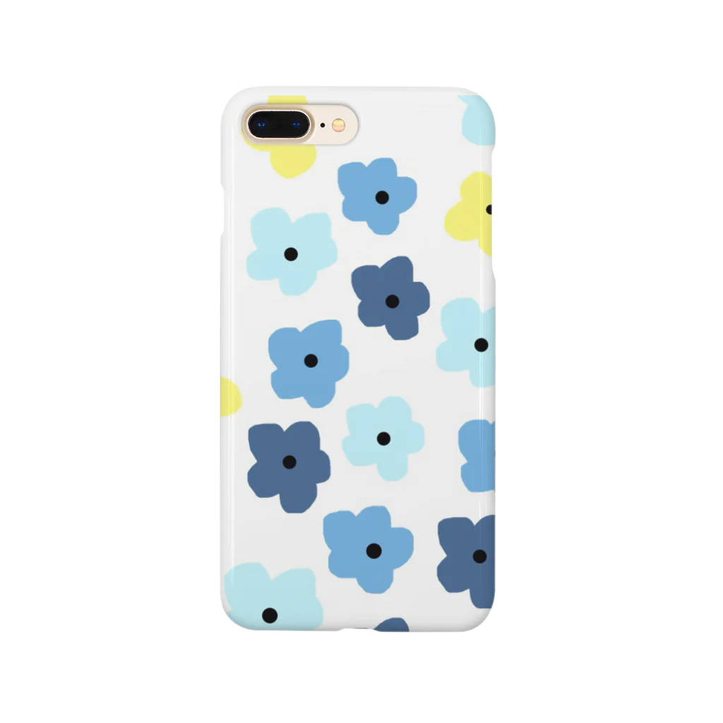 Comomoのべたっとしたお花 Smartphone Case