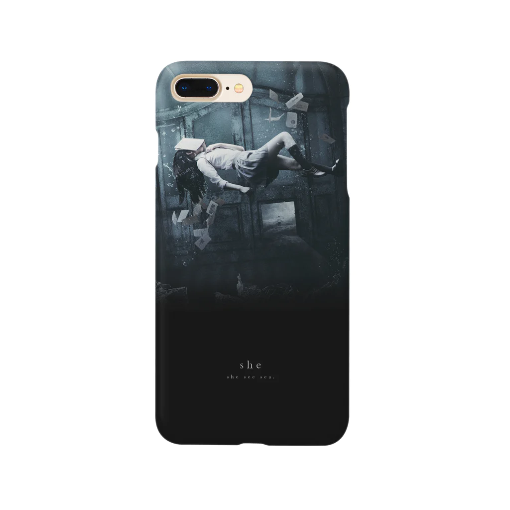 オクソラ ケイタの"she" #01 iPhone case スマホケース