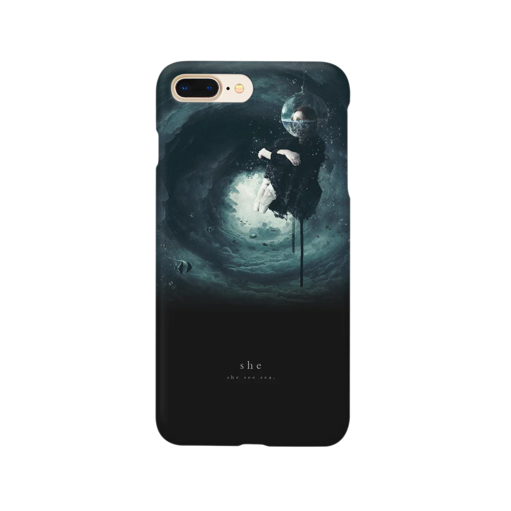 オクソラ ケイタの"she" #02 iPhone case スマホケース