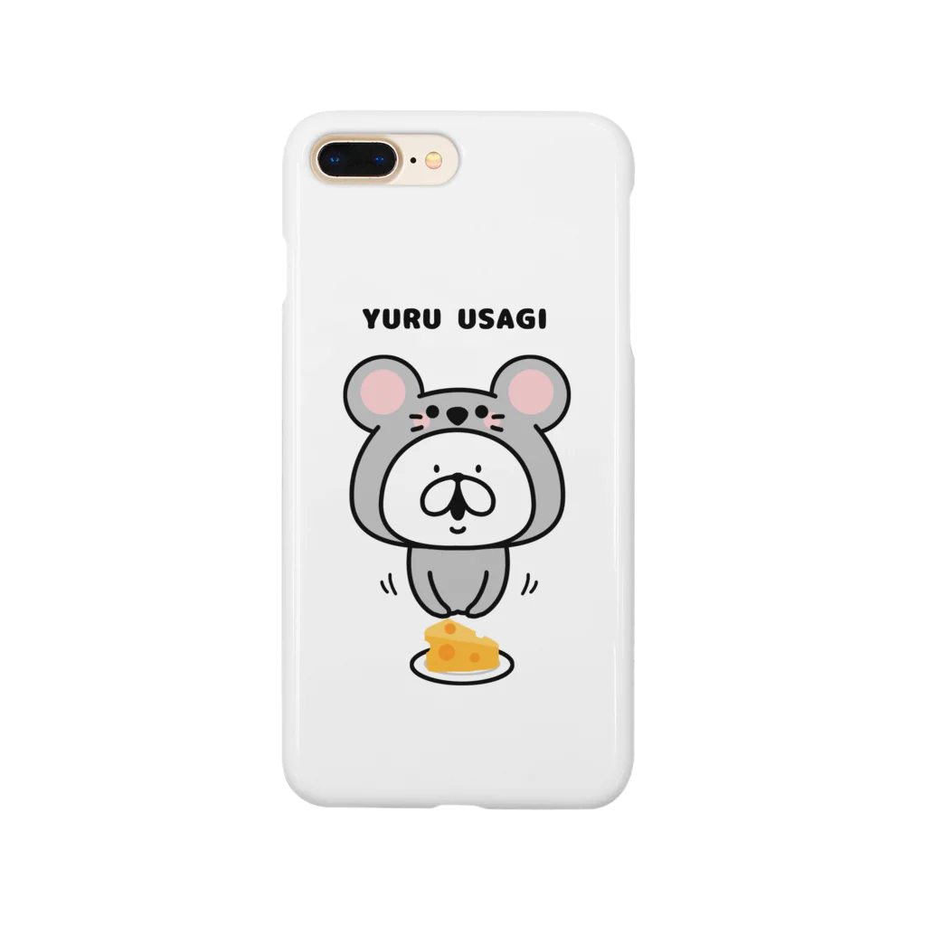 chococo_yuruusagiのゆるうさぎ マウス Smartphone Case