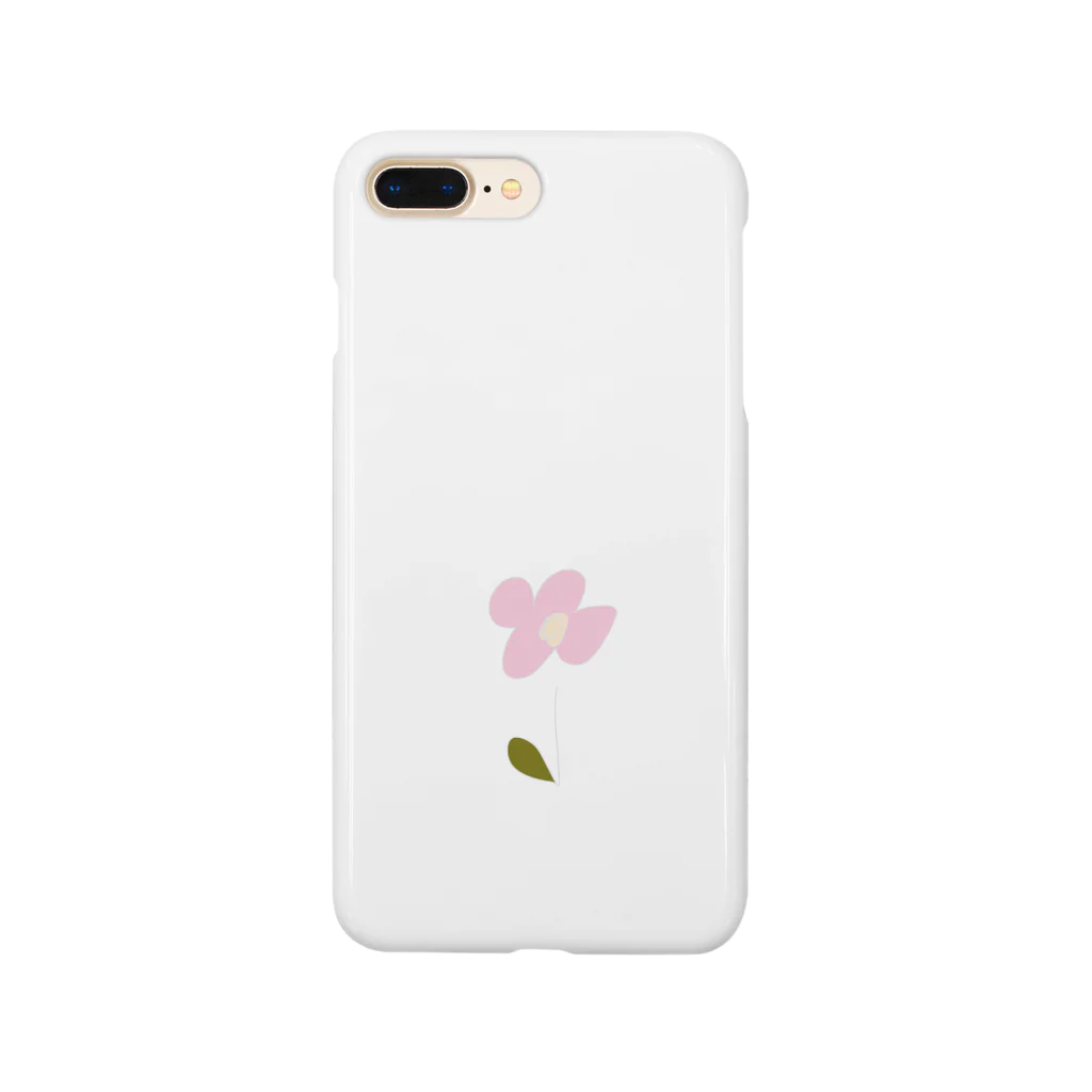 __moco__の一輪の花・ピンク Smartphone Case