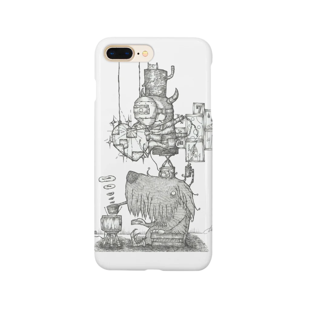 ブキミな住人のrepair workshop Smartphone Case