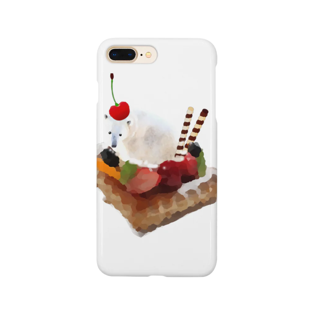 iPhonecakeのとろけるシロクマアイスデザート Smartphone Case