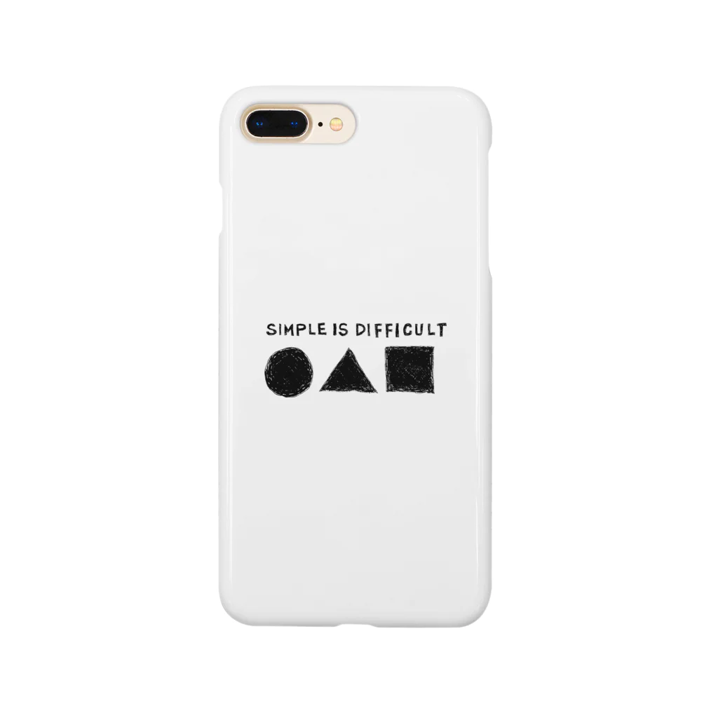 ichinichiichibanのSIMPLE IS DIFFICULT Smartphone Case