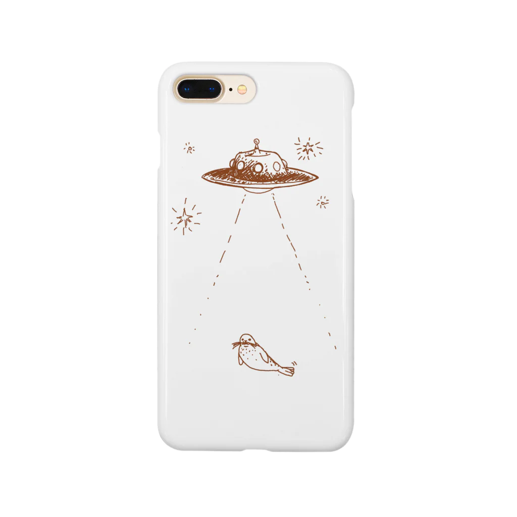 Norppa-Kauppaの宇宙人にさらわれるアザラシ Smartphone Case