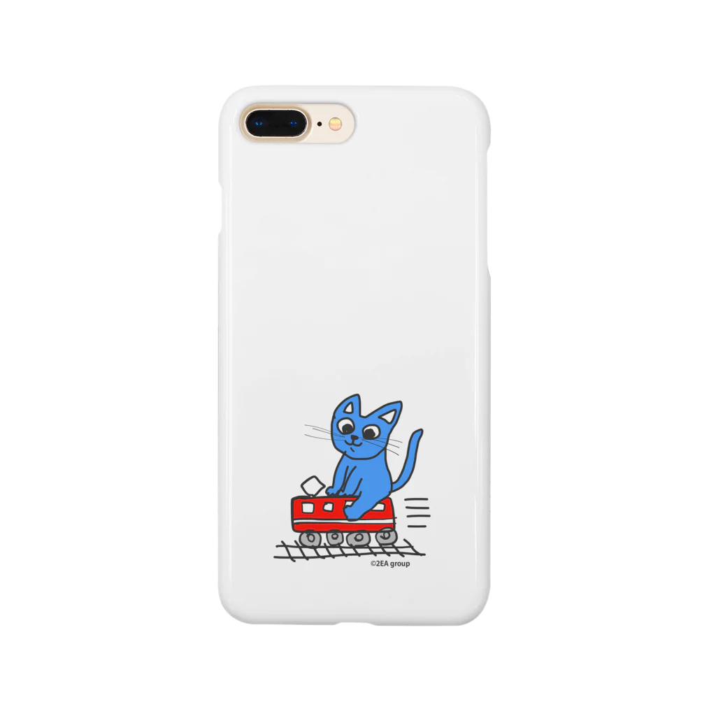 Official GOODS Shopの赤電のりてつニャーンコ Smartphone Case