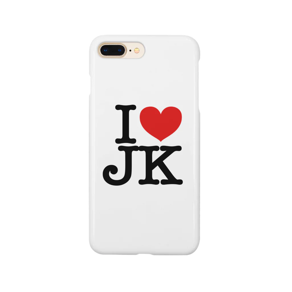 脳みそドリアのI LOVE JK スマホケース