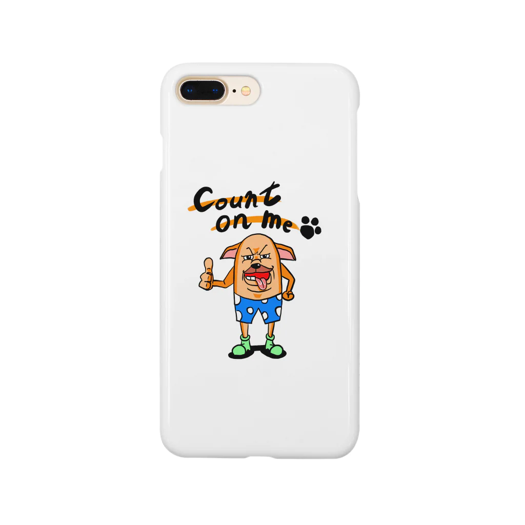 リンドメンのcount on me ブルドッグ Smartphone Case