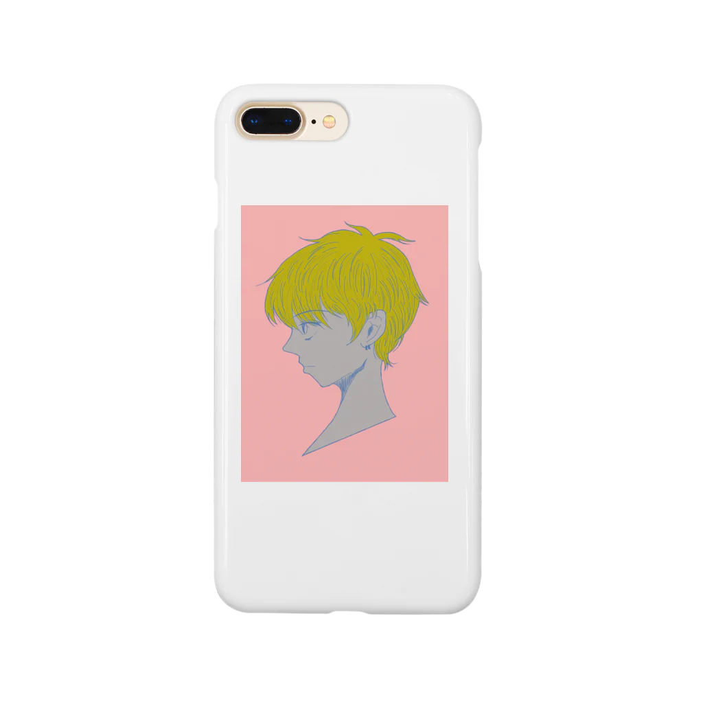 お湯張りの横顔男の子 Smartphone Case