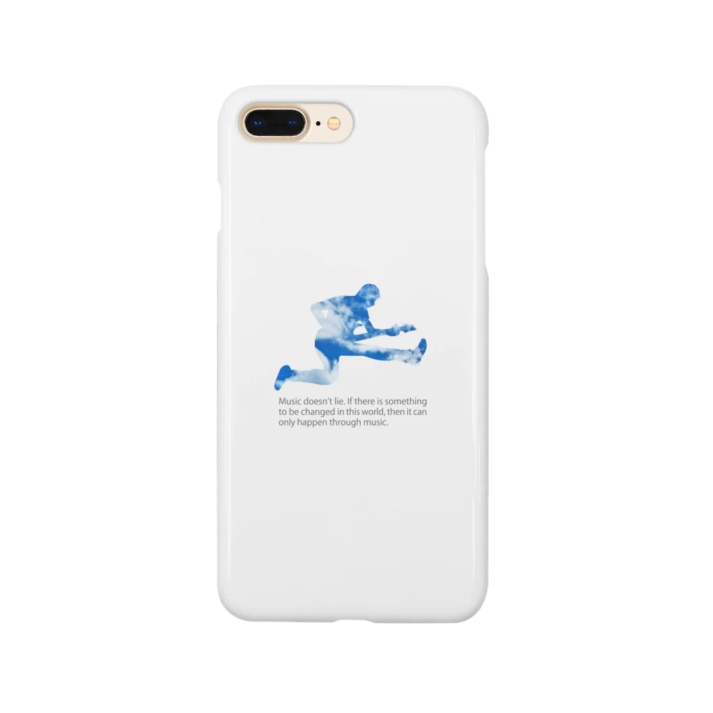 MSD2006のGuitarist sky (bk) Smartphone Case