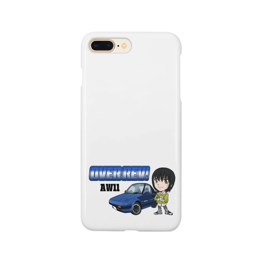 かわいいにゃんことワンコの絵のお店のオーバーレブ！ Smartphone Case