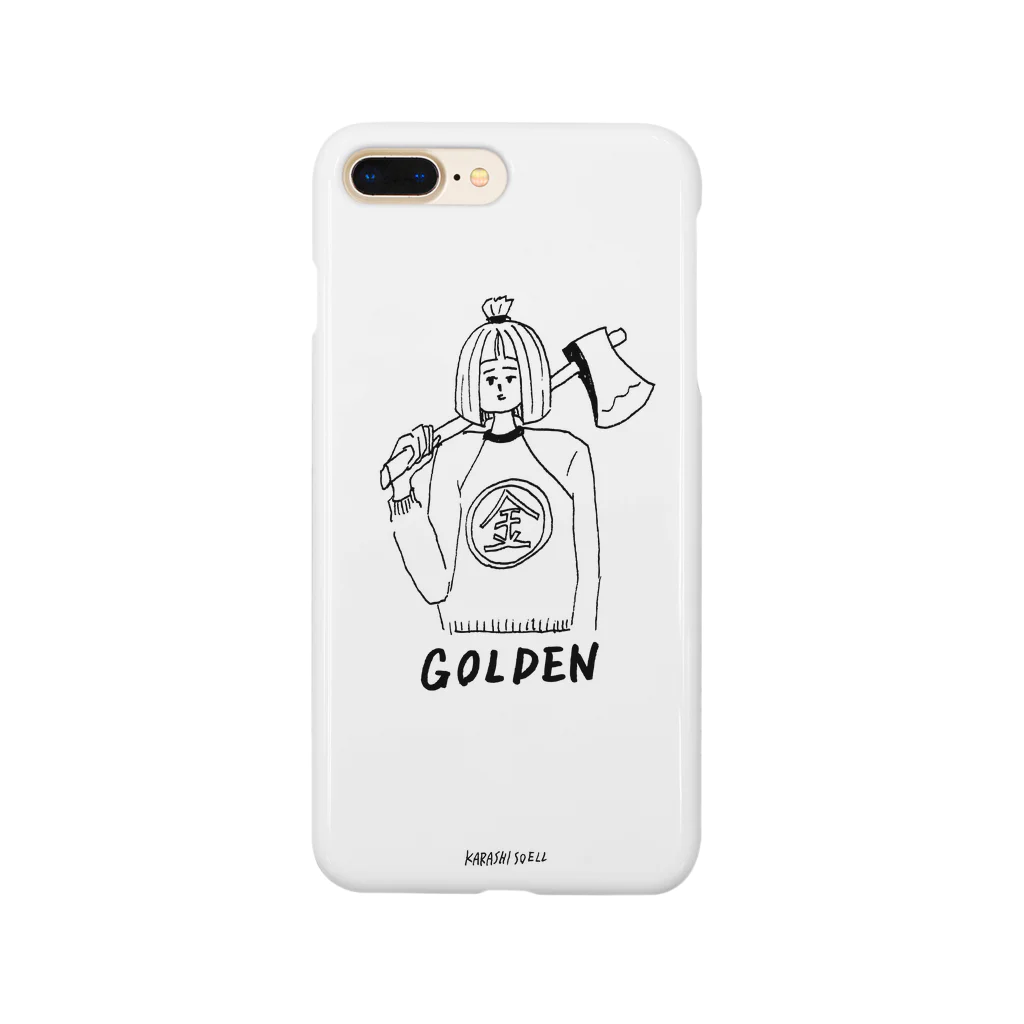 カラシソエルのGOLDEN スマホケース