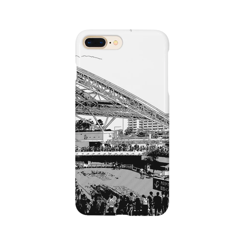 jyの阪神競馬場 パドック Smartphone Case