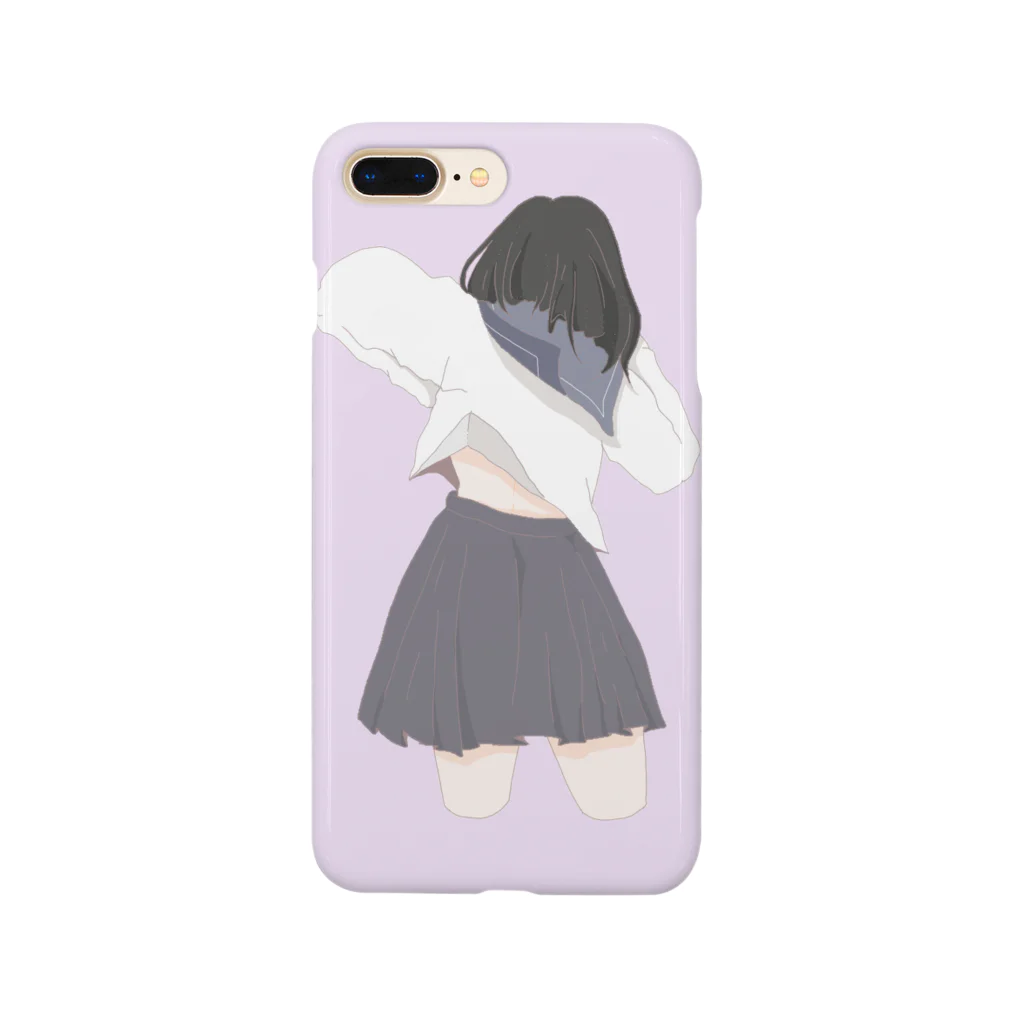 白雪 さやかの肩甲骨が痛い女の子 Smartphone Case