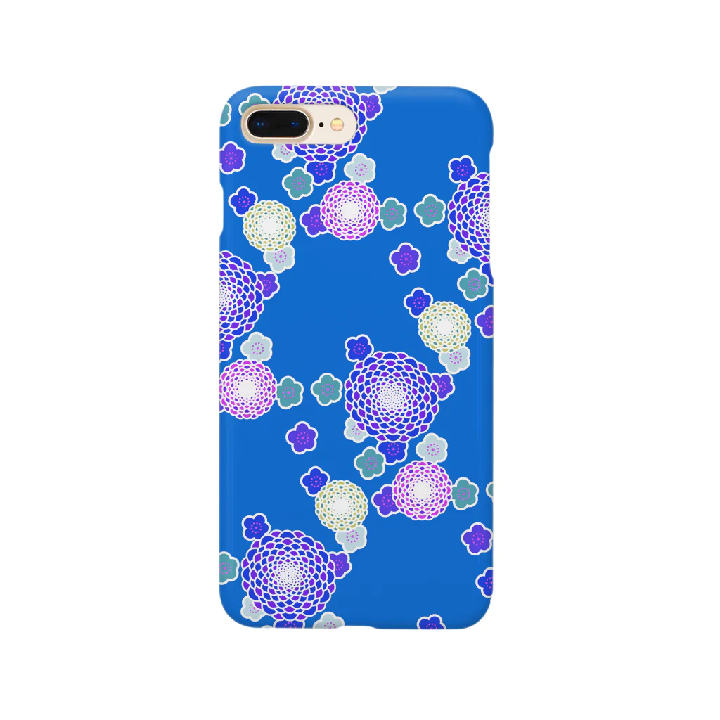 陽向の和柄（青） Smartphone Case