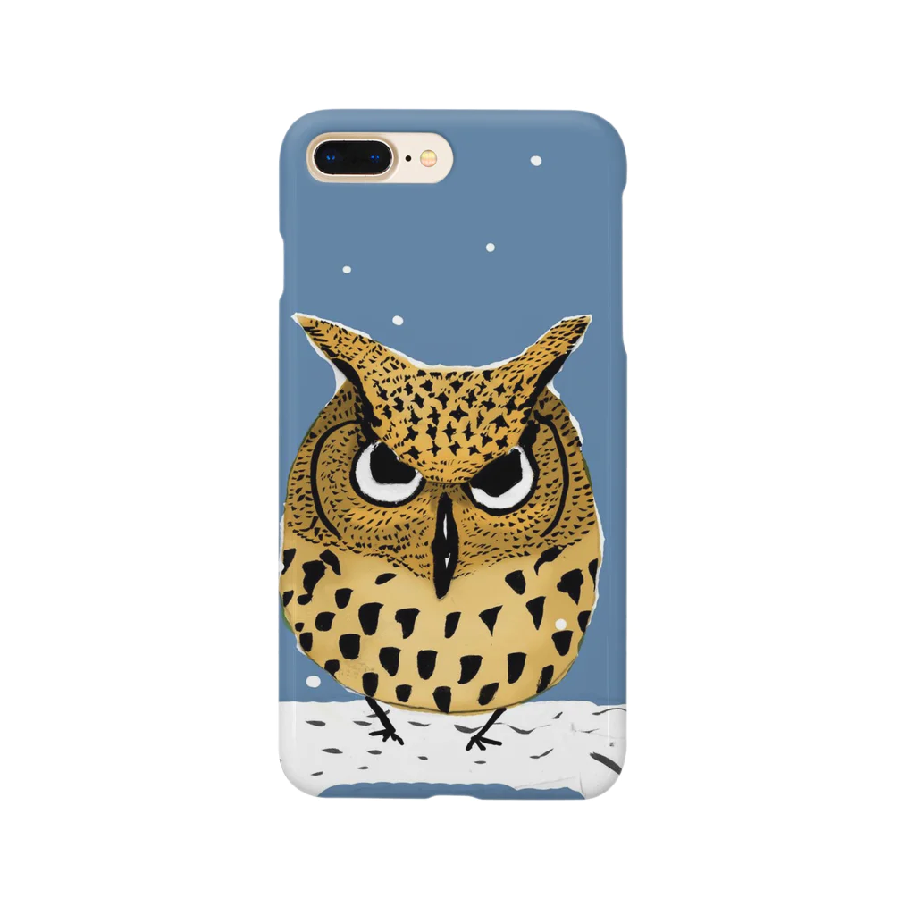 hitokiのコノハズクケース Smartphone Case