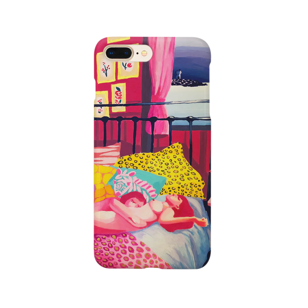 everything happens in the motelのroom Smartphone Case