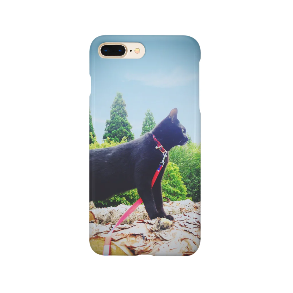 黒猫のジジさんのお散歩ジジさん Smartphone Case