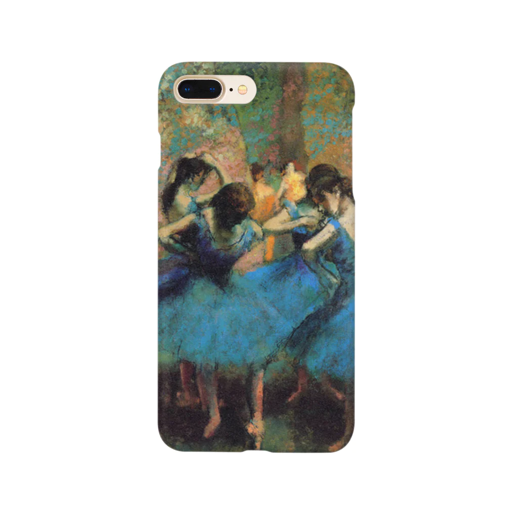 名画スマホケース・オンラインストア【クラウド】のドガ「青い踊り子たち」 Smartphone Case