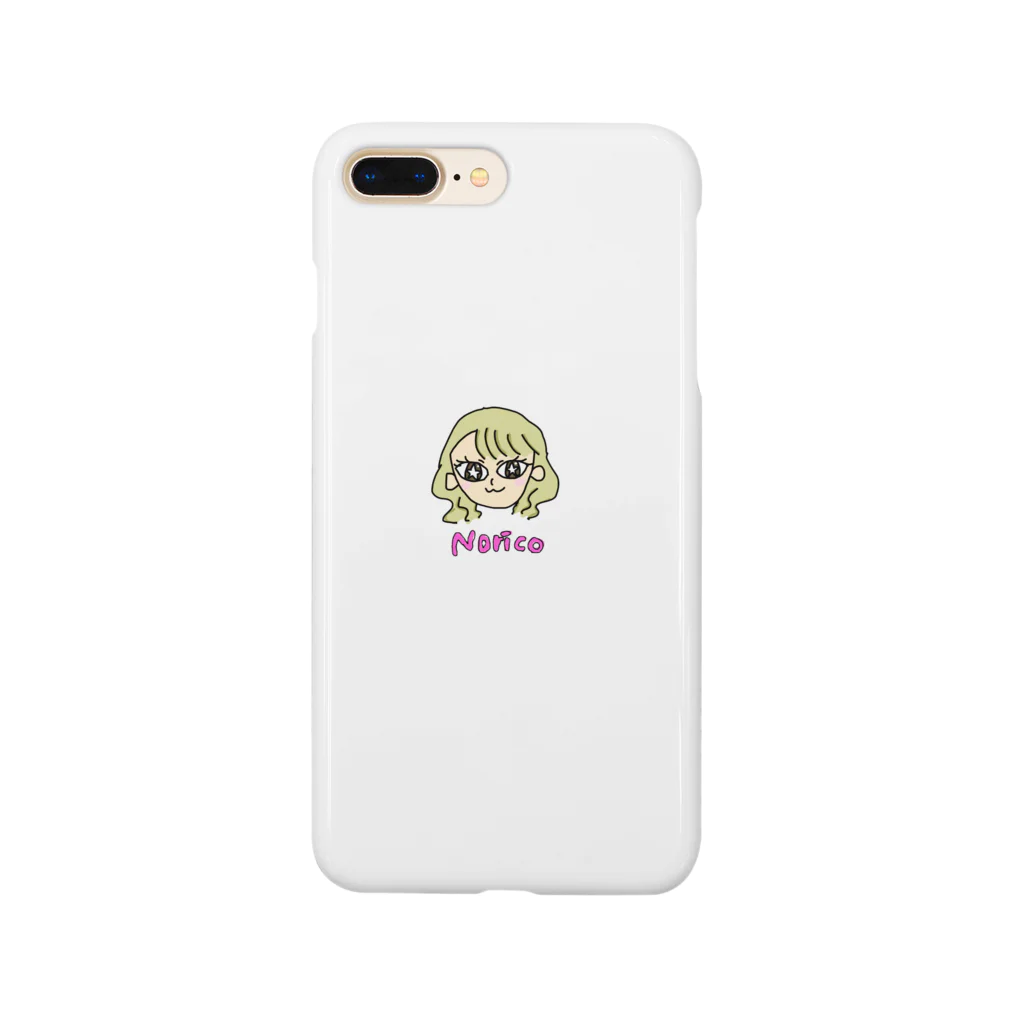 usamikururiのノリコの生地 Smartphone Case