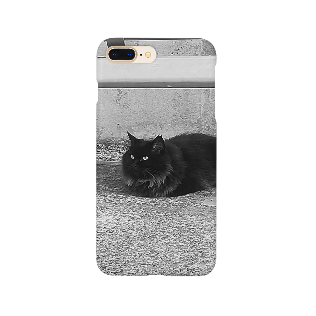 Pemu Craftの近所のくろねこ Smartphone Case