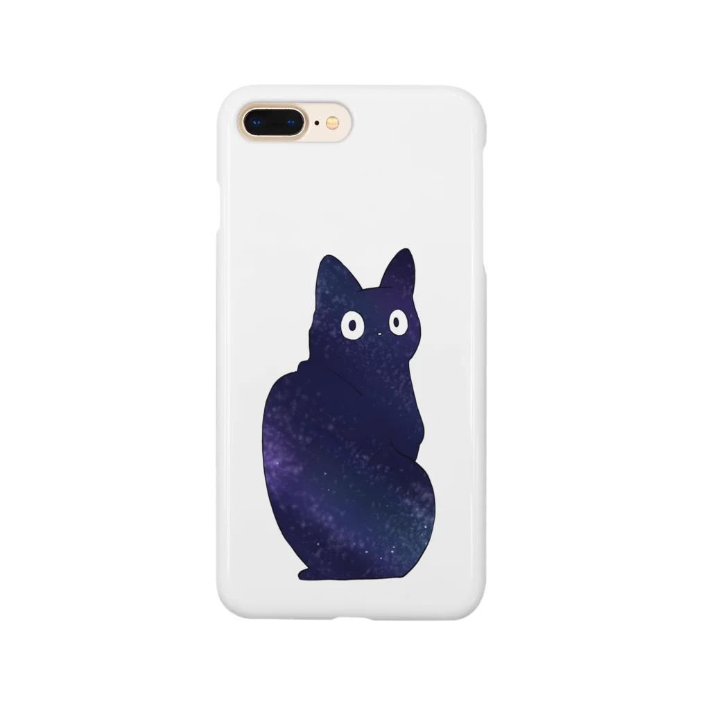 いちごのネコの振り向きネコチャン銀河 Smartphone Case