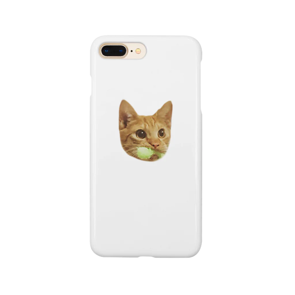 michael_sippoのねこじゃらしくわえた猫 Smartphone Case